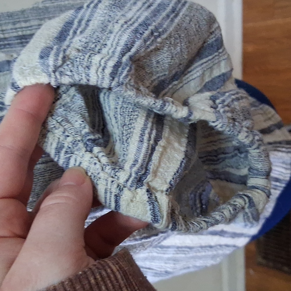 Knox Rose Blue and White Striped Blouse - Picture 3 of 7